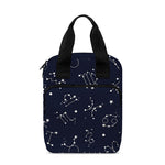 Zodiac Star Signs Pattern Print Bible Tote Bag