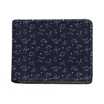 Zodiac Star Signs Pattern Print Bifold Wallet