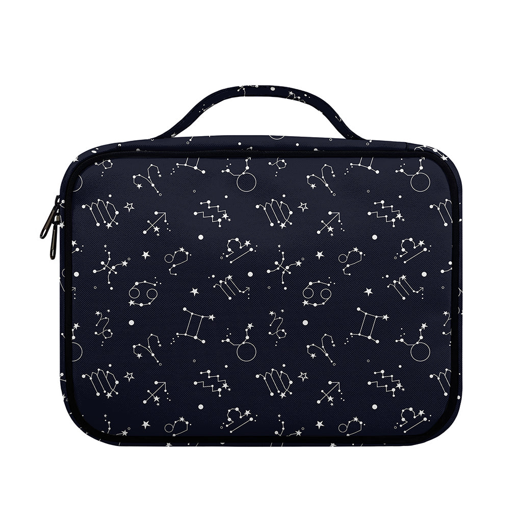 Zodiac Star Signs Pattern Print Briefcase Bible Bag