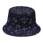 Zodiac Star Signs Pattern Print Bucket Hat