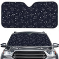 Zodiac Star Signs Pattern Print Car Windshield Sun Shade