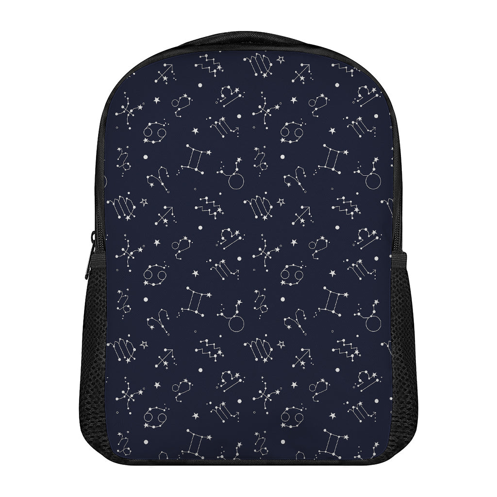Zodiac Star Signs Pattern Print Casual Backpack