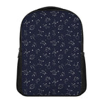 Zodiac Star Signs Pattern Print Casual Backpack