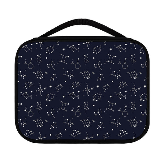Zodiac Star Signs Pattern Print Classic Bible Case