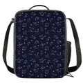 Zodiac Star Signs Pattern Print Crossbody Lunch Bag
