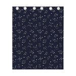 Zodiac Star Signs Pattern Print Curtain