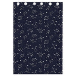 Zodiac Star Signs Pattern Print Curtain