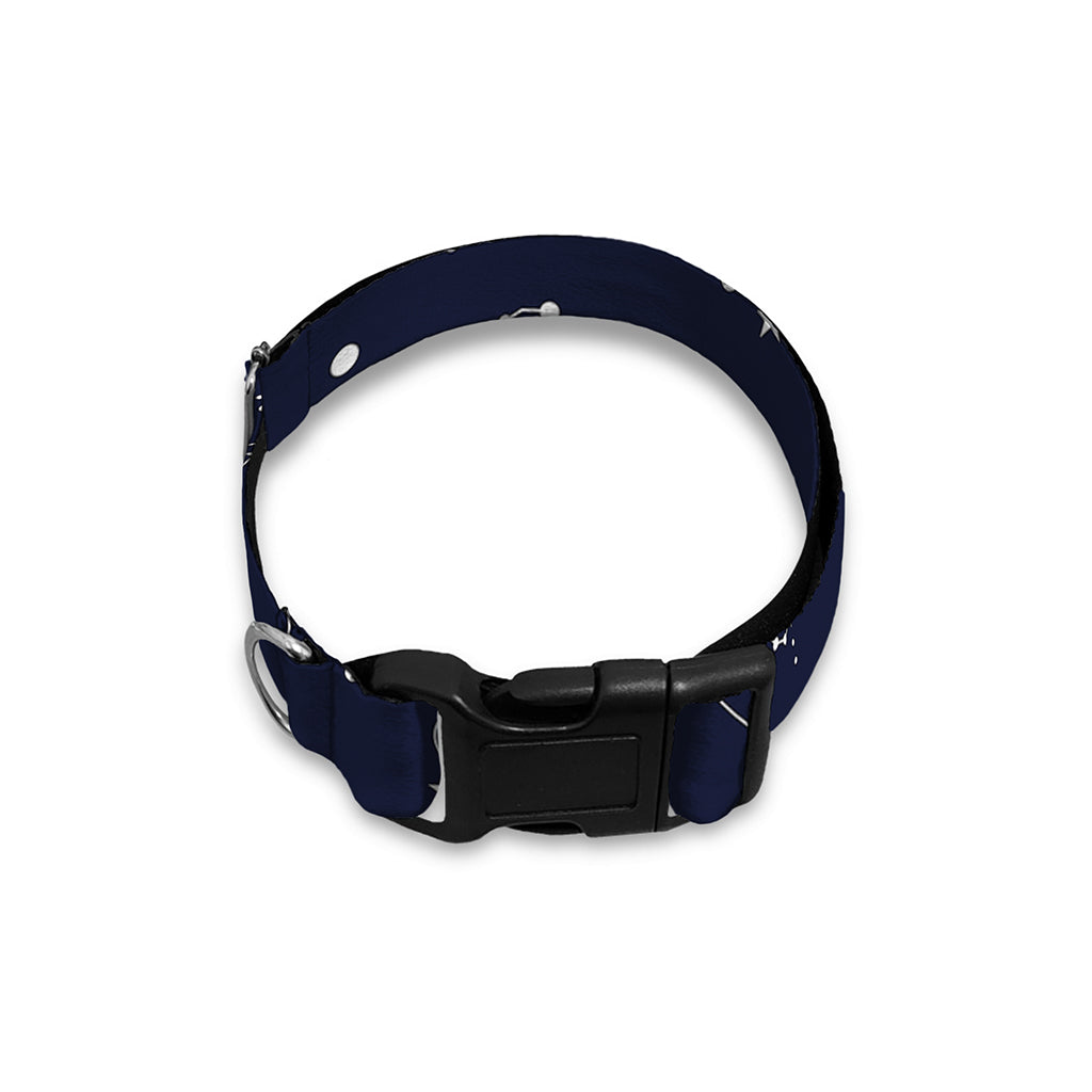 Zodiac Star Signs Pattern Print Dog Collar
