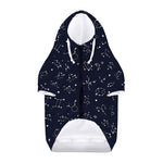Zodiac Star Signs Pattern Print Dog Zip Up Hoodie