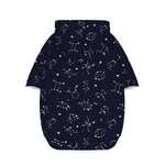 Zodiac Star Signs Pattern Print Dog Zip Up Hoodie