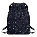 Zodiac Star Signs Pattern Print Drawstring Backpack