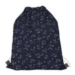 Zodiac Star Signs Pattern Print Drawstring Bag