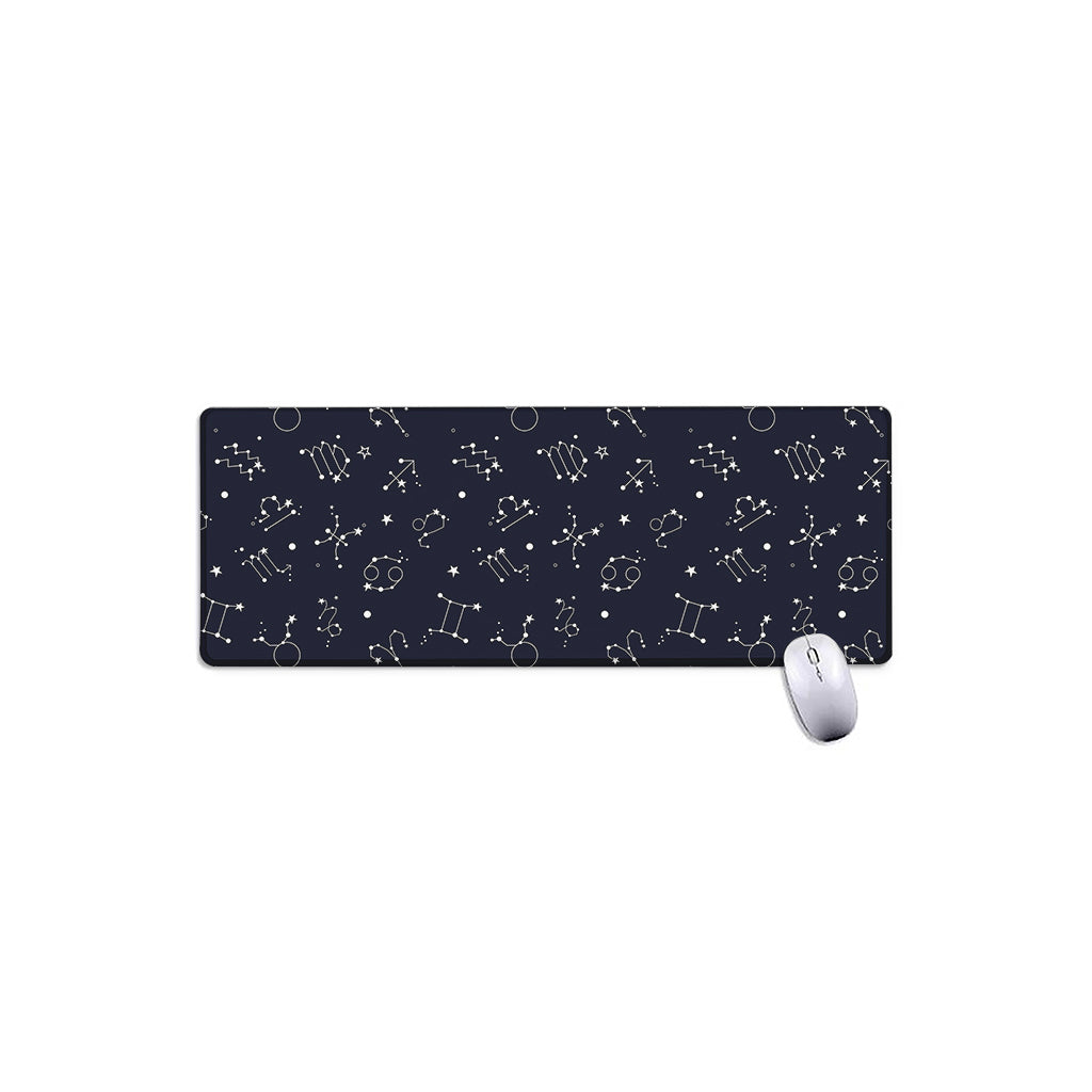 Zodiac Star Signs Pattern Print Extended Mouse Pad