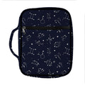 Zodiac Star Signs Pattern Print Front Pocket Bible Bag