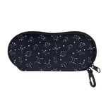 Zodiac Star Signs Pattern Print Glasses Case