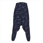 Zodiac Star Signs Pattern Print Hammer Pants