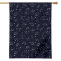 Zodiac Star Signs Pattern Print House Flag