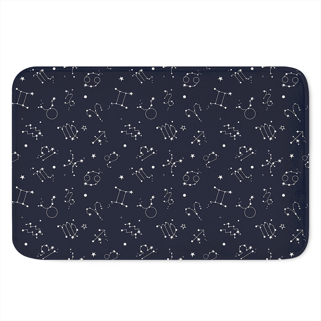 Zodiac Star Signs Pattern Print Indoor Door Mat