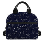 Zodiac Star Signs Pattern Print Insulated Lunch Bag