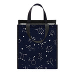 Zodiac Star Signs Pattern Print Insulated Lunch Tote