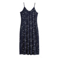 Zodiac Star Signs Pattern Print Jersey Midi Cami Dress