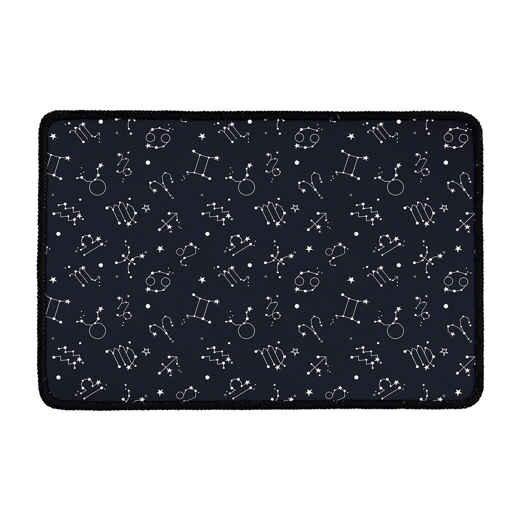 Zodiac Star Signs Pattern Print Kitchen Mat