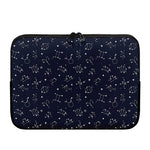 Zodiac Star Signs Pattern Print Laptop Sleeve