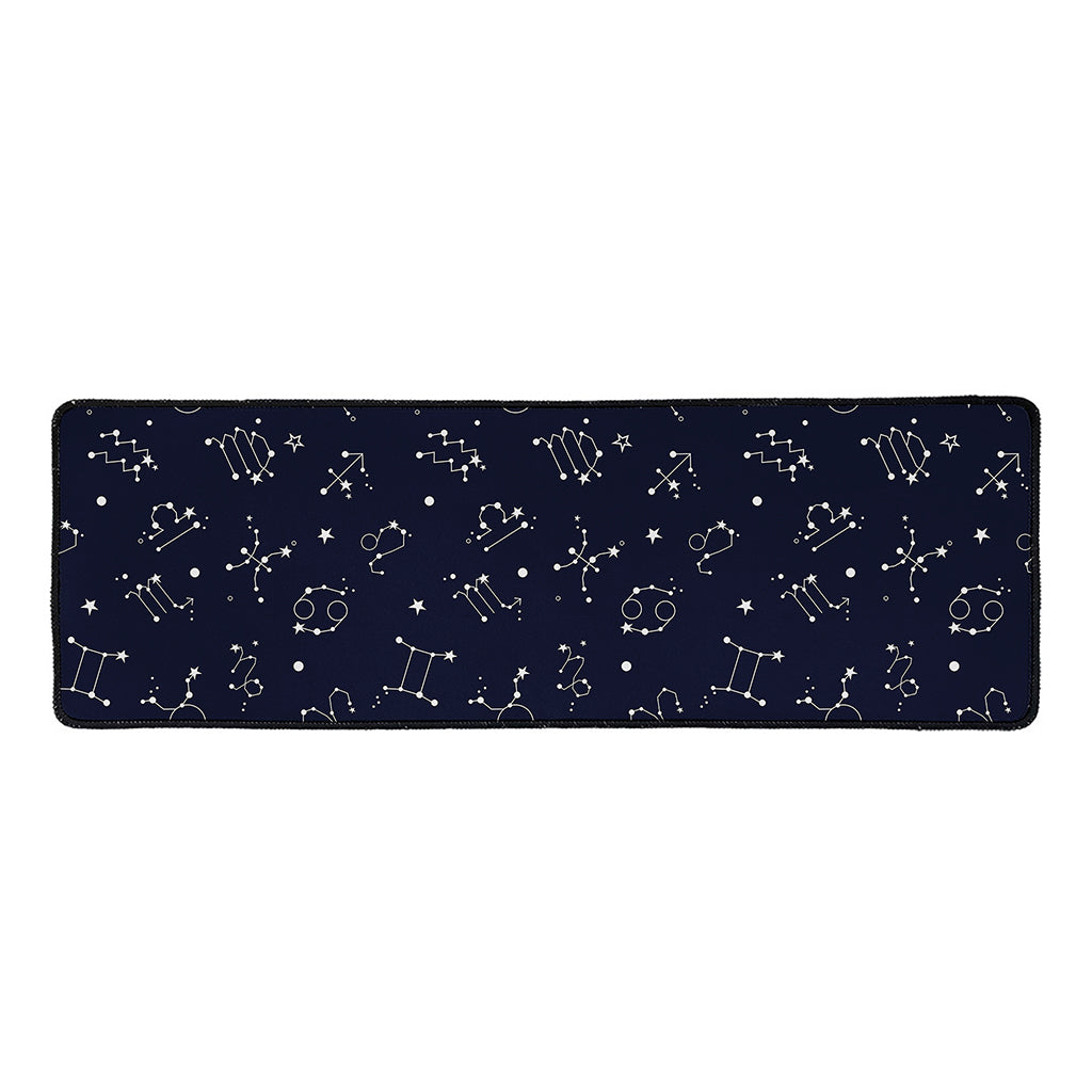 Zodiac Star Signs Pattern Print Long Kitchen Mat