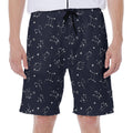 Zodiac Star Signs Pattern Print Men's Beach Shorts