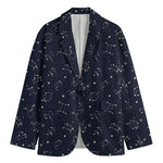 Zodiac Star Signs Pattern Print Men's Blazer