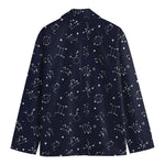 Zodiac Star Signs Pattern Print Men's Blazer