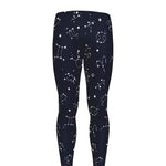 Zodiac Star Signs Pattern Print Men's leggings