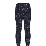 Zodiac Star Signs Pattern Print Men's leggings