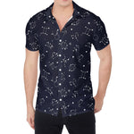 Zodiac Star Signs Pattern Print Men's Shirt