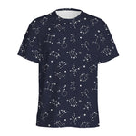 Zodiac Star Signs Pattern Print Men's Sports T-Shirt