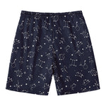 Zodiac Star Signs Pattern Print Men's Swim Trunks