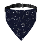 Zodiac Star Signs Pattern Print Over The Collar Dog Bandana