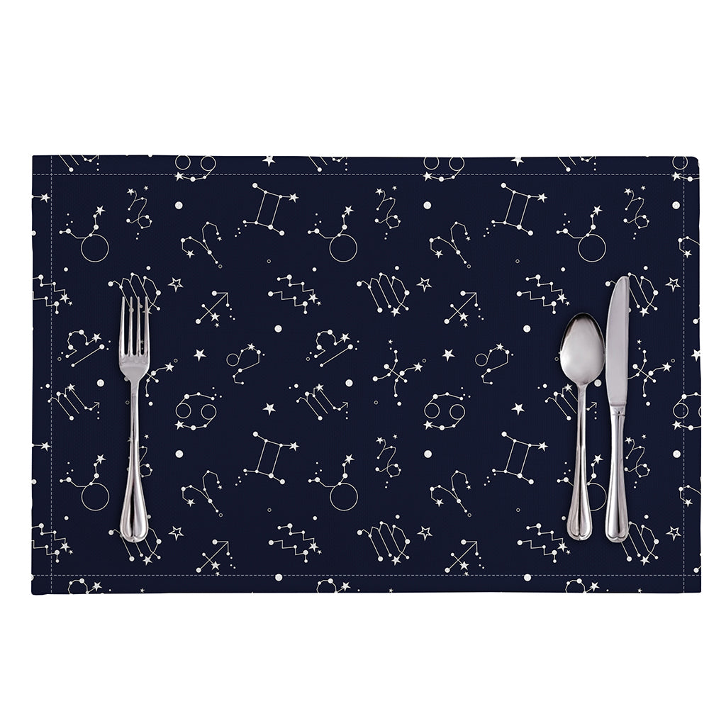Zodiac Star Signs Pattern Print Placemat