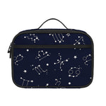 Zodiac Star Signs Pattern Print Portable Lunch Bag