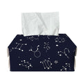Zodiac Star Signs Pattern Print Rectangle Tissue Box Cover