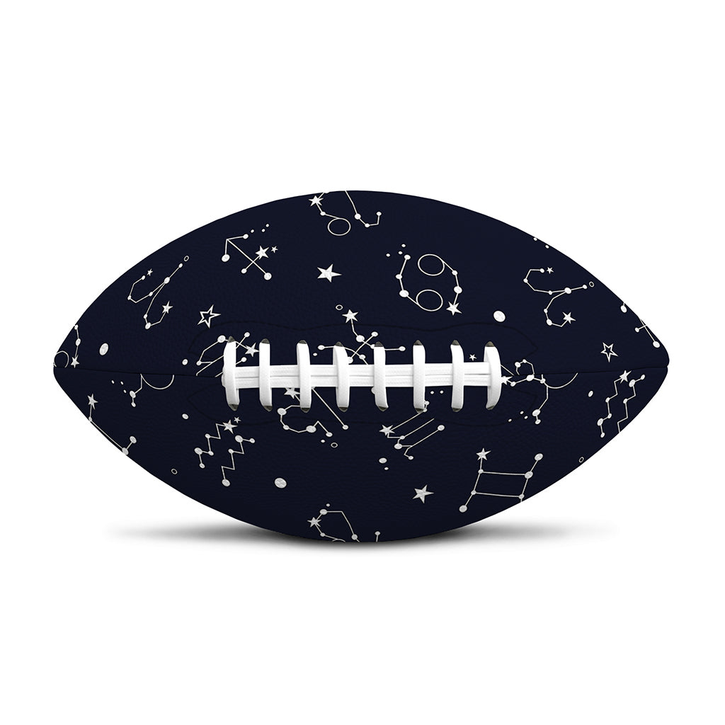 Zodiac Star Signs Pattern Print Rugby Ball