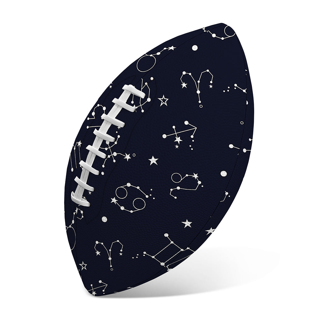 Zodiac Star Signs Pattern Print Rugby Ball