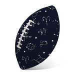 Zodiac Star Signs Pattern Print Rugby Ball