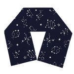 Zodiac Star Signs Pattern Print Scarf
