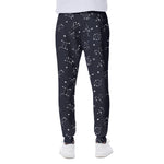 Zodiac Star Signs Pattern Print Scuba Joggers