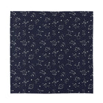 Zodiac Star Signs Pattern Print Silk Bandana