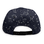 Zodiac Star Signs Pattern Print Snapback Cap
