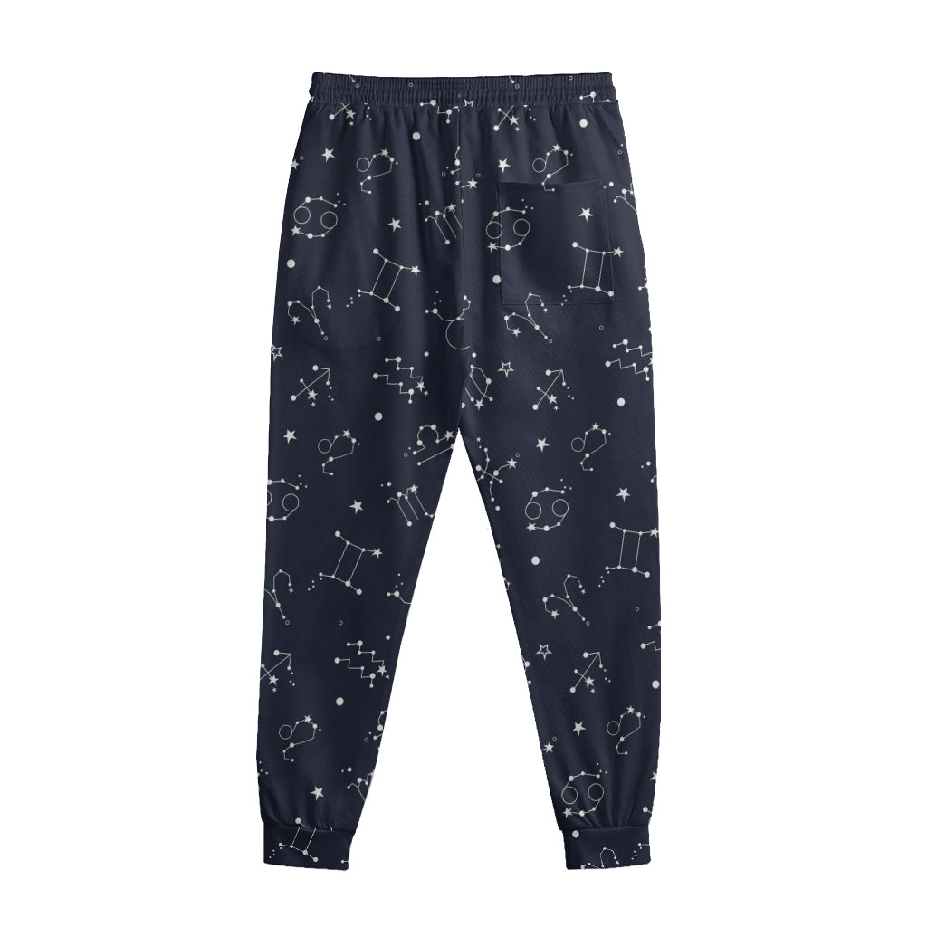 Zodiac Star Signs Pattern Print Sweatpants