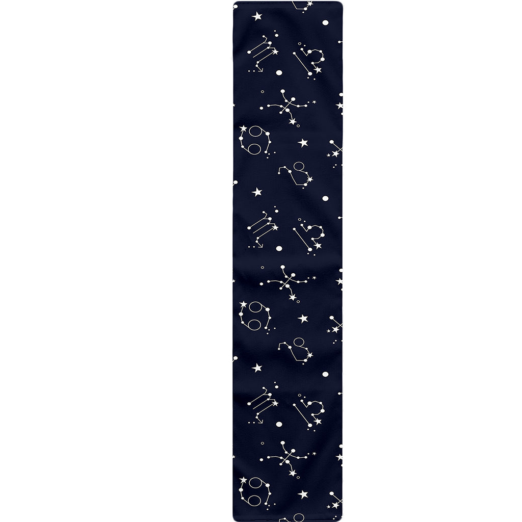 Zodiac Star Signs Pattern Print Table Runner