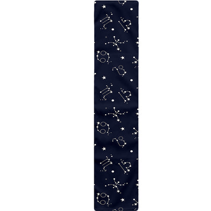 Zodiac Star Signs Pattern Print Table Runner